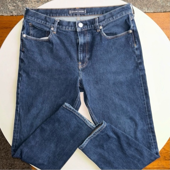 Everlane Uniform Men’s Athletic Fit Jean 33x30 Blue Stretch - Picture 3 of 10